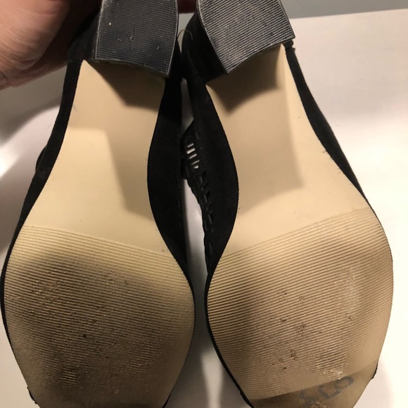 Madden Girl black suede cutout booties - Picture 6 of 8